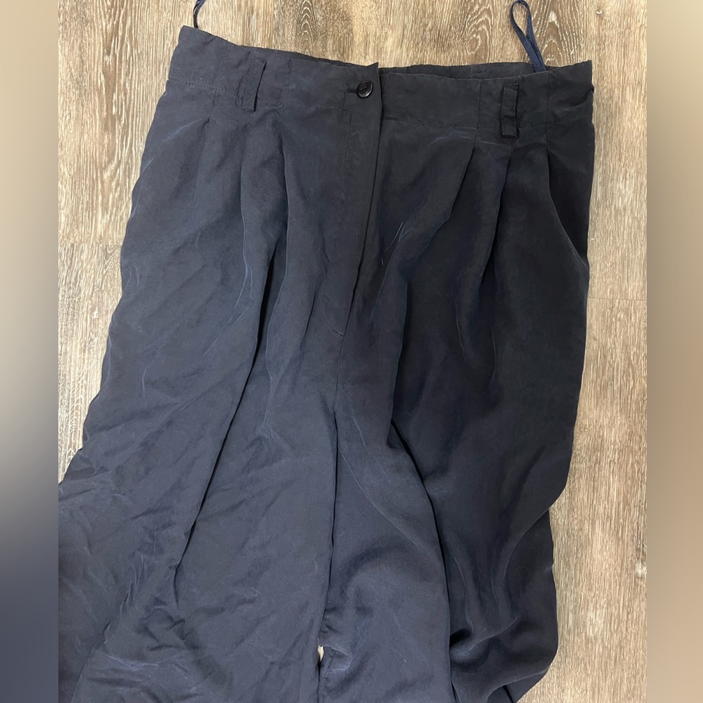 Silk trousers